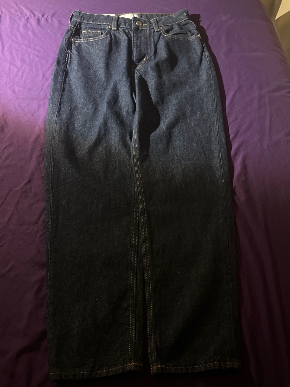 H&M High Waist Dark Wash Jeans
